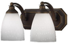 570-2B-WH Bathroom Fixtures-Two Lights - 418675 - Capital Lighting, Inc.