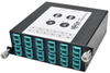40Gb to 10Gb Breakout Cassette, (x2) 12-Fiber OM4 MTP/MPO ( Male with Pins ) to ( x12 ) LC Duplex - N484-2M12-LC12 - Tripp Lite by Eaton