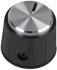 Knob, Round W/top Line, 19Mm, Black Rohs Compliant Multicomp Pro - 39AH6844 - Newark, An Avnet Company