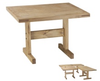 Four Seat Dining Table with Trestle Base-JC702 - JC702 - Jess Crate Furniture