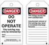 Lockout Tags - 66050 - Brady Corporation