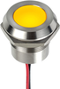 Led Panel Indicator, Yellow, 22Mm, 12Vdc Rohs Compliant Apem - 65AH9497 - Newark, An Avnet Company