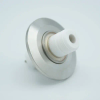Power Feedthrough W/ 8′ HVL Connector/Cable, 40 KV, 1 Pin, 2.16″ QF / KF Flange - A2606-1-QF - MPF Products, INC.