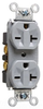 Duplex/Single Receptacle -- 5862-GRY - Image