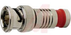 BNC RG6 COMPRESSION CONNECTOR. NICKEL PLATE. 6 PC. CLAMSHELL. -- 70069482