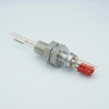 Thermocouple-Power Feedthrough, 1 Pair, Type C, w/ Miniature TC Connector, 1000 Volts, 25 Amps, 2 Pins, 1″ Baseplate - A12183-2-BP - MPF Products, INC.