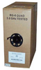 1000ft RG6 Quad Shield Coax Cable Black CMR -- 2028-SF-04 - Image