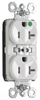 Duplex/Single Receptacle - PTTR8300-W - Thomas & Betts Corporation