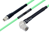 Temperature Conditioned SMA Male to TNC Male Right Angle Low Loss Cable 12 Inch Length Using PE-P142LL Coax - PE3M0131-12 - Pasternack