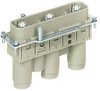 Heavy Duty Insert, Plug, 3Pos, 1-2/0Awg; Product Range Harting - 04C9572 - Newark, An Avnet Company