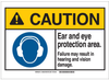 Brady B-555 Aluminum Rectangle White Personal Protection Equipment (PPE) Sign - 10 in Width x 7 in Height - 144284 - 754473-96942 - R. S. Hughes Company, Inc.