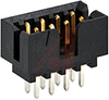 .79 pitch milli-grid header, vt, thru hole, 14 circuits au with lock - 70090651 - Allied Electronics, Inc.
