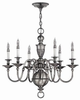 4416PW Mid. Chandeliers-Candle - 791597 - Capital Lighting, Inc.