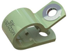 Cable Clamp, 1.375, Nylon, Grn, Screw; Cable Clamp / Clip Type Essentra Components - 66AJ4207 - Newark, An Avnet Company
