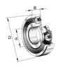 Radial Ball Bearings - 6009-2RSR - Pacific International Bearing, Inc.