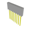 Headers, Receptacles, Female Sockets - SSW-108-04-G-S-ND - DigiKey