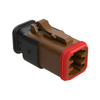 Rectangular Connector Housings - 889-AT06-6S-SR01BRN-ND - DigiKey