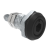 Quarter-Turn Cam Latch, 8 mm Hex Recess, Zinc Alloy, Powder Coat, Black - E5-6-015-01 - Southco
