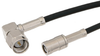 SMA Male Right Angle to SMB Plug Cable 24 Inch Length Using RG174 Coax - PE33482-24 - Pasternack