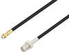 Snap-On MMBX Plug to SMA Female Cable 6 Inch Length Using RG174 Coax - PE3C4046-6 - Pasternack