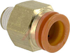 Connector, Pneumatics; 1/2 in.; 1/4 in.; 22.23 mm (Hex.); 9 mm (Min.); NTP; PVC - 70070344 - Allied Electronics, Inc.