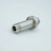 Type-N Coaxial Feedthrough, 1 Pin, Grounded Shield, Double-Ended, 0.995″ Dia SS Weld Adapter, Without Air-side Connector - A0659-2-W - MPF Products, INC.