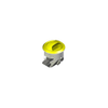 Novibra Push-to-Close Latch, Type 2 , Plastic, White Body, Diamond Brass Cup, Diamond Brass Handle - MP-02-103-744 - Southco