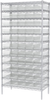 Akro-Mils Shelfmax 2000 lb Adjustable Clear Chrome Steel Open Adjustable Fixed Shelving System - 60 Bins - 2000 lb Total Capacity - AWS183630138SC - AWS183630138SC - R. S. Hughes Company, Inc.
