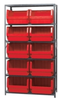Quantum Magnum Bin Steel Shelving Units - 52975 - U.S. Plastic Corporation