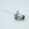 Multipin Feedthrough, 3 Pins, 500 Volts, 3.5 Amps per Pin, 0.032″ Dia Conductors, 1.18″ QF / KF Flange - A1622-1-QF - MPF Products, INC.