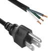 Power Cord, 5-15P/free End, 1.83M, 10A; Connector Type A Qualtek Electronics - 73H2281 - Newark, An Avnet Company