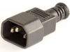 European IEC 60320/C14 Plug Connector -- UC-009I - Image