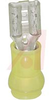 Receptacle; 12-10 AWG; 0.250 x 0.032; 0.250 in. (Max.); Brass; Tin; Yellow - 70083033 - Allied Electronics, Inc.