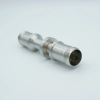 MS Series, Multipin Feedthrough, 4 Pins, 700 Volts, 10 Amps per Pin, Double-Ended w/ Air & Vacuum-side Connectors, 1.37″ Dia Stainless Steel Weld Adapter - A1086-1-W - MPF Products, INC.