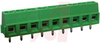 Terminal Block,PCB, Front Wire,10A/300V;26-14AWG;9 Pole - 70077489 - Allied Electronics, Inc.
