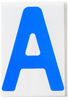 ToughStripe Die-Cut Blue Letter A - 121695 - Brady Corporation