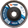 5 Tiger Angled (Radial) Zirc Flap Disc 40Z 7/8 Arbor Hole - 51306 - Weiler Abrasives