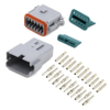 Amphenol Sine Systems AT12PS-CKIT 12-Pin Receptacle & Plug AT Connector Kit -- 40063 - Image