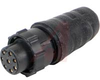 CORD CONNECTOR, FEMALE, WEATHERTIGHT, #20 CONTACTS, 8 PIN - 70214358 - Allied Electronics, Inc.