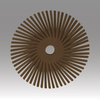 3M Scotch-Brite Ceramic RB-ZB Radial Bristle Brush - Very Coarse Grade - 1/8 in Center Hole - 1 in Outside Diameter - 27610 - 048011-27610 - R. S. Hughes Company, Inc.