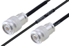 MIL-DTL-17 TNC Male to TNC Male Cable 24 Inch Length Using M17/119-RG174 Coax - PE3M0114-24 - Pasternack