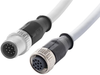 M12 Cable, 12P, Receptacle-Plug, 10M; Connector Type A Harting - 94X0083 - Newark, An Avnet Company