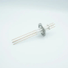 Power Feedthrough, 14,000 Volts, 50 Amps, 4 Pins, 0.094″ Copper Conductors, 2.16″ QF / KF Flange - A0506-2-QF - MPF Products, INC.