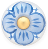Blue & White China Cabinet Knob: N&ordm; 72471 - 72471 - P. E. Guerin
