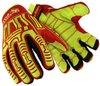 Hexarmor Rig Lizard 2033 Yellow/Red 8 Goatskin Latex Cut-Resistant Glove - ISEA Cut 4, CE Cut 5 Cut Resistance - 2033 SZ 8 - 2033 SZ 8 - R. S. Hughes Company, Inc.