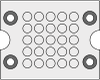 KEL-DPZ CR Multi-Membrane Cable Entry Plates- for the Use in Cleanrooms / up to IP66 / UL Type 12 - 43798.600 - icotek Corp