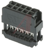 Connector, Receptacle; Novo; 10 Position, Gold (15), .100 X .100 - 70043069 - Allied Electronics, Inc.