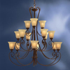 1829TZ Large Chandeliers-Glass Shade - 721389 - Capital Lighting, Inc.