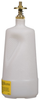 Justrite Clear HDPE 1 qt Safety Can - 10 1/2 in Height - 4 in Overall Diameter - 697841-14984 - 697841-14984 - R. S. Hughes Company, Inc.