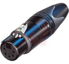CABLE CON. FEMALE 5 POLE BLACK - 70088356 - Allied Electronics, Inc.